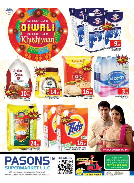 Diwali Deals - Pasons 19 Supermarket