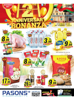 2nd Anniversary Offers - Pasons 19 Supermarket
