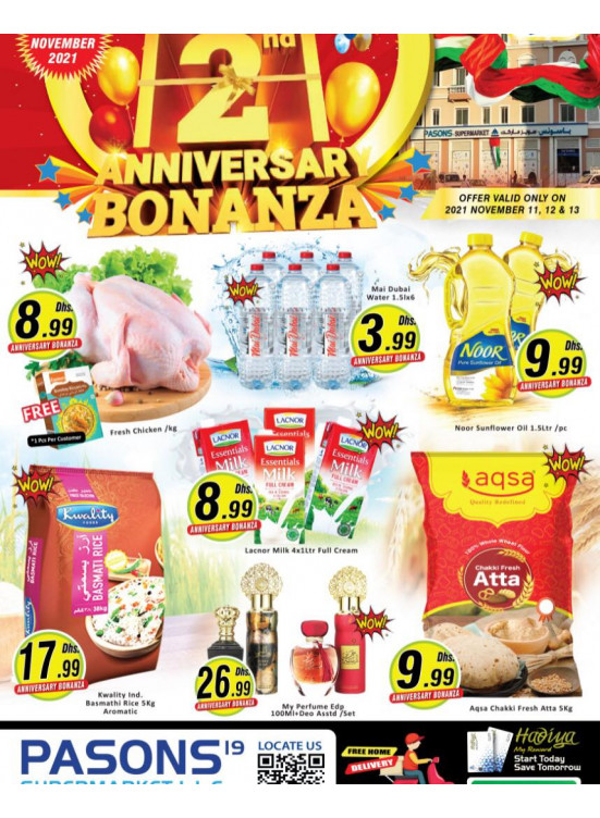 2nd Anniversary Offers - Pasons 19 Supermarket