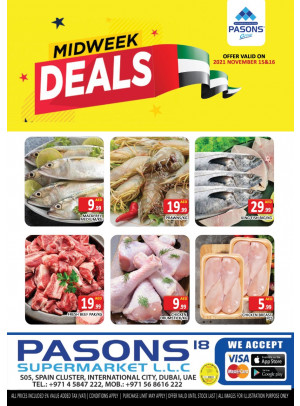 Midweek Deals - Pasons 18 Supermarket