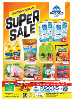 Super Sale - Pasons 18 Supermarket