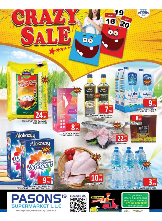 Crazy Sale - Pasons 19 Supermarket