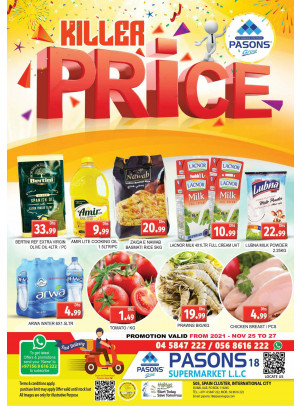 Killer Prices - Pasons 18 Supermarket