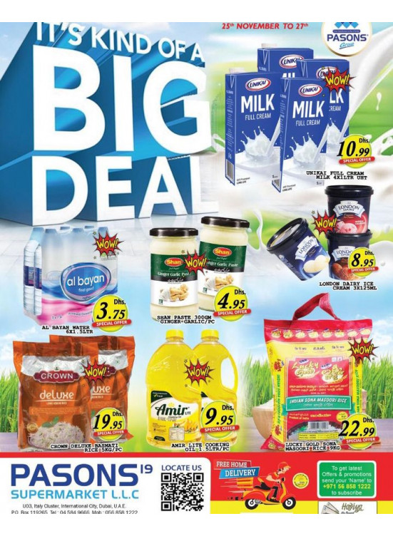 Big Deals - Pasons 19 Supermarket