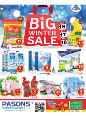 Big Winter Sale - Pasons 19 Supermarket