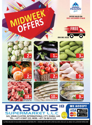 Midweek Offers - Pasons 18 Supermarket
