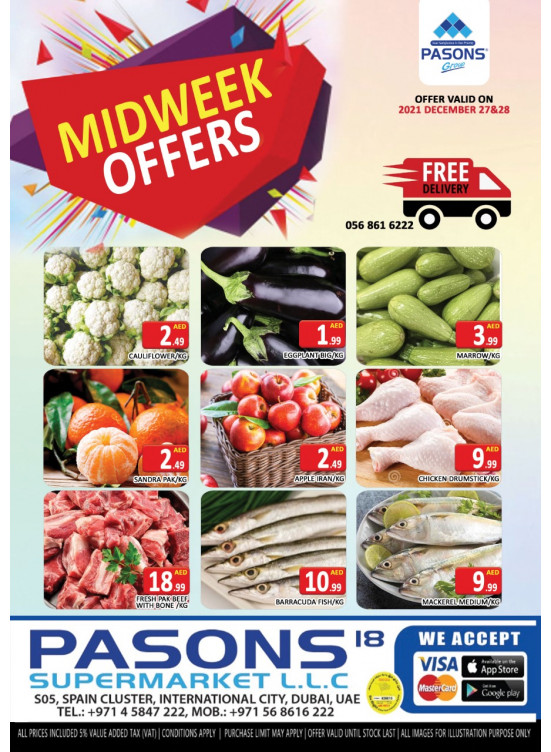 Midweek Offers - Pasons 18 Supermarket