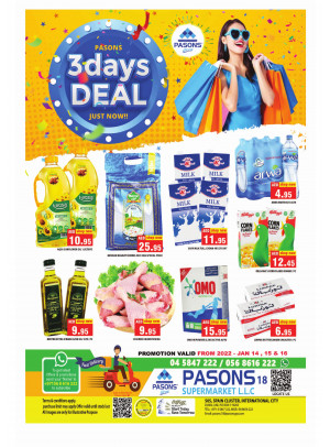Weekend Deals - Pasons 18 Supermarket