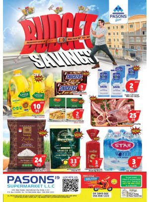 Weekend Deals - Pasons 19 Supermarket