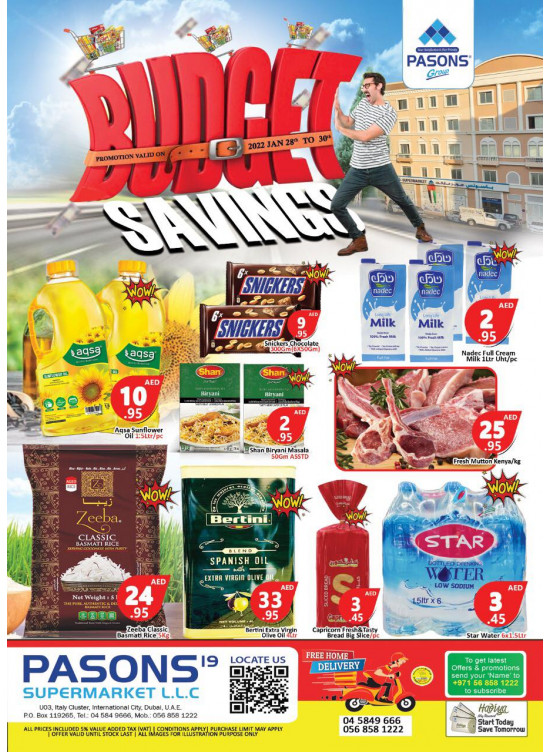 Weekend Deals - Pasons 19 Supermarket