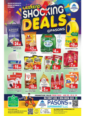 Weekend Deals - Pasons 18 Supermarket
