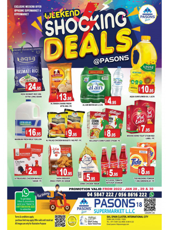 Weekend Deals - Pasons 18 Supermarket