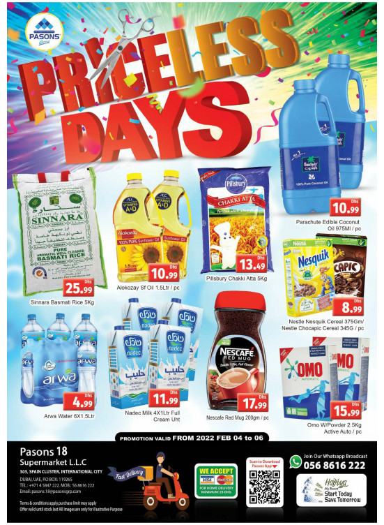 Weekend Offers - Pasons 18 Supermarket