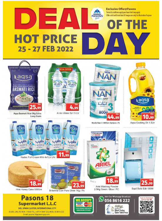 Deal of the Day - Pasons 18 Supermarket