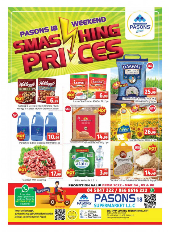 Smashing Prices - Pasons 18 Supermarket