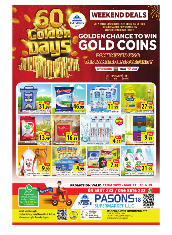 Weekend Deals - Pasons 18 Supermarket