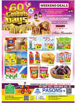 Weekend Deals - Pasons 18 Supermarket