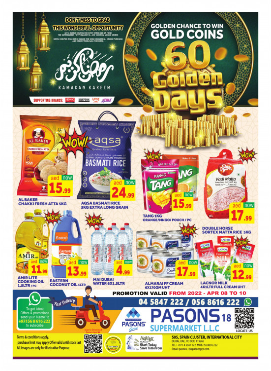 Weekend Deals - Pasons 18 Supermarket