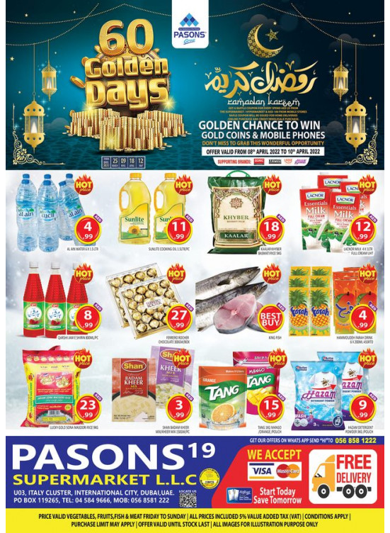 Weekend Deals - Pasons 19 Supermarket