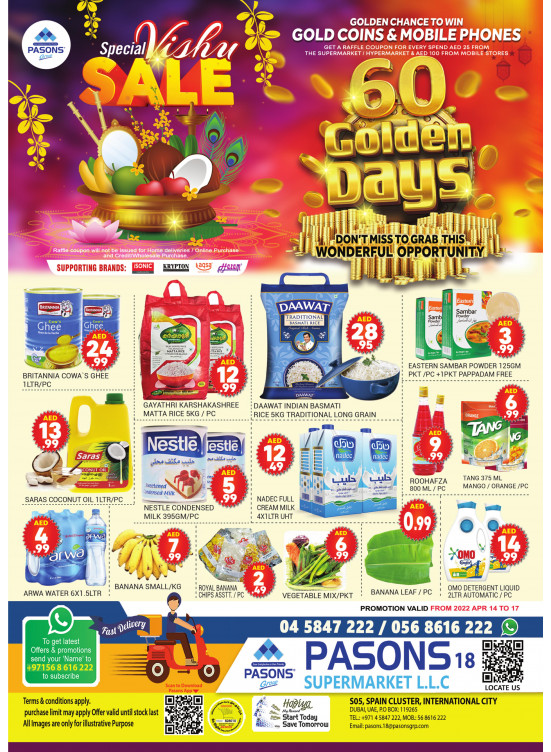Special Sale - Pasons 18 Supermarket