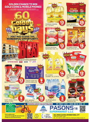 Great Deals - Pasons 18 Supermarket