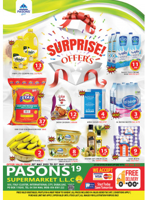 Surprise Offers - Pasons 19 Supermarket