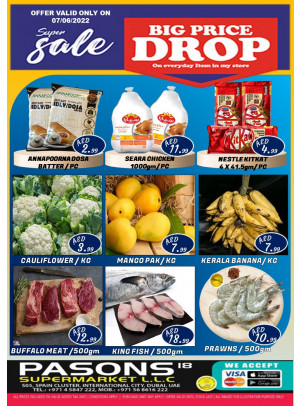 Super Sale - Pasons 18 Supermarket