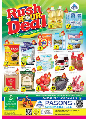 Weekend Offers - Pasons 18 Supermarket