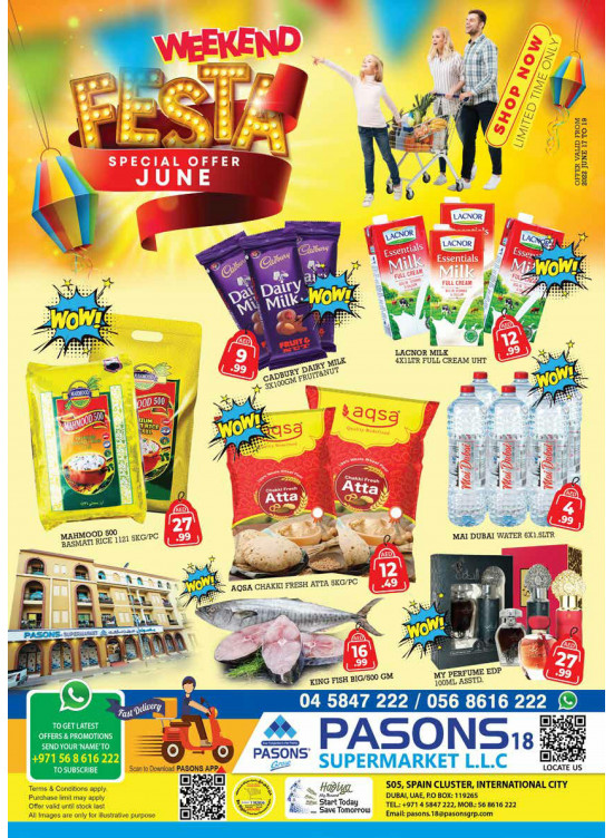 Weekend Deals - Pasons 18 Supermarket