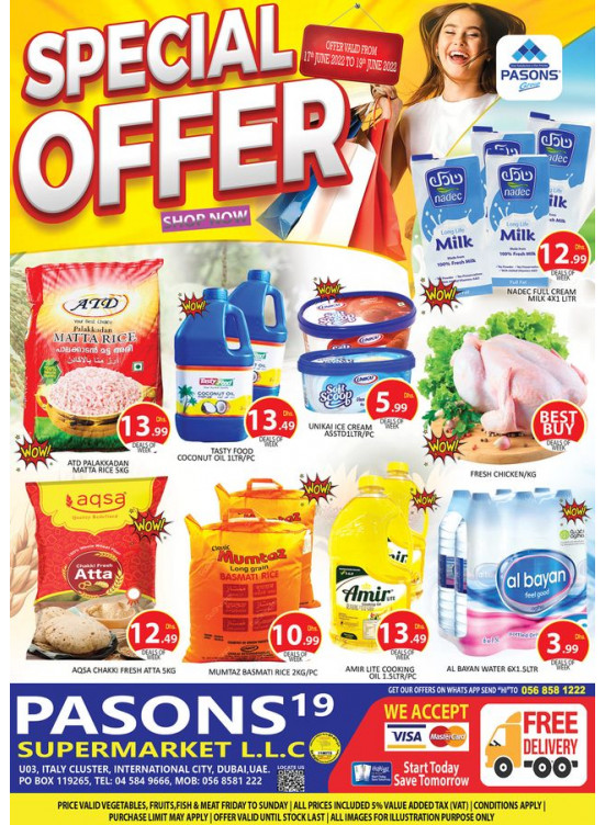 Weekend Deals - Pasons 19 Supermarket