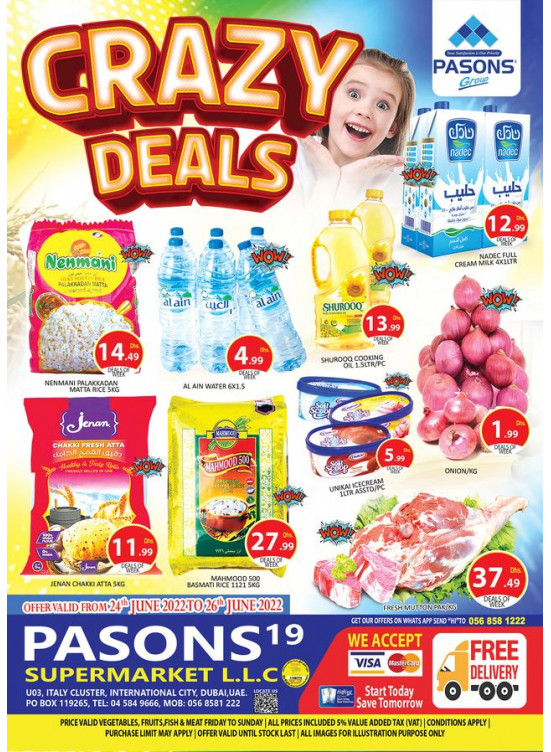 Weekend Deals - Pasons 19 Supermarket