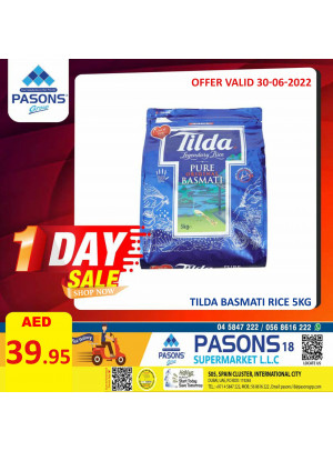 One Day Sale - Pasons 18 Supermarket