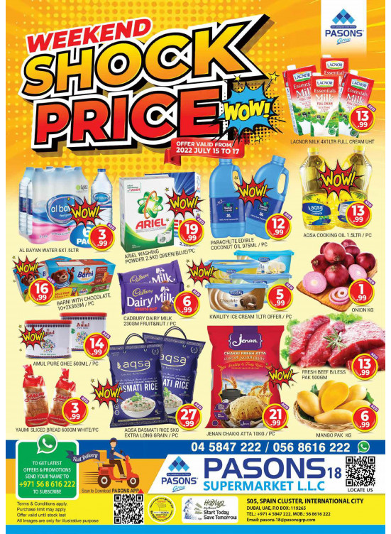 Weekend Deals - Pasons 18 Supermarket