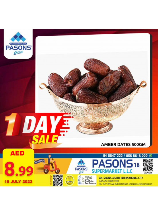 One Day Sale - Pasons 18 Supermarket