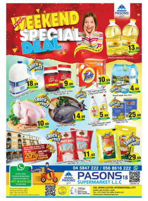 Weekend Deals - Pasons 18 Supermarket
