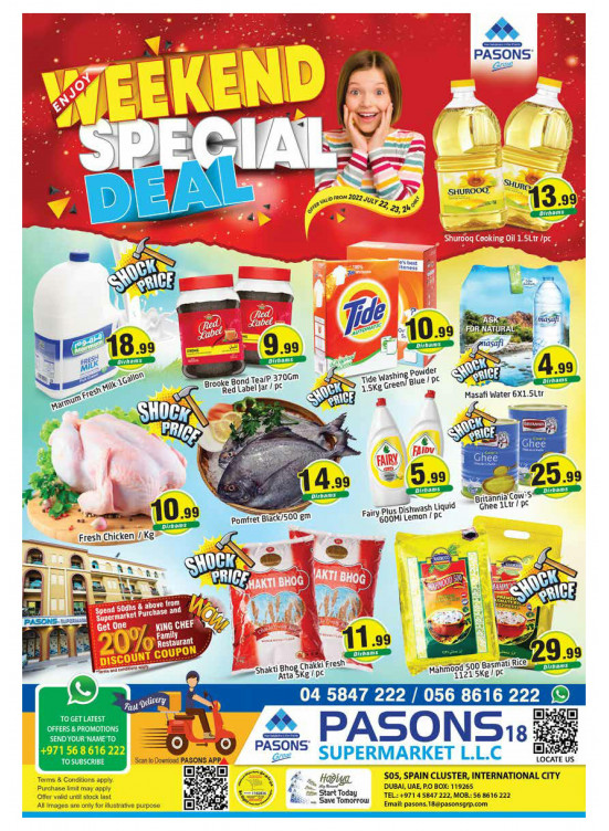 Weekend Deals - Pasons 18 Supermarket