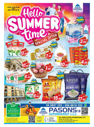 Weekend Deals - Pasons 18 Supermarket