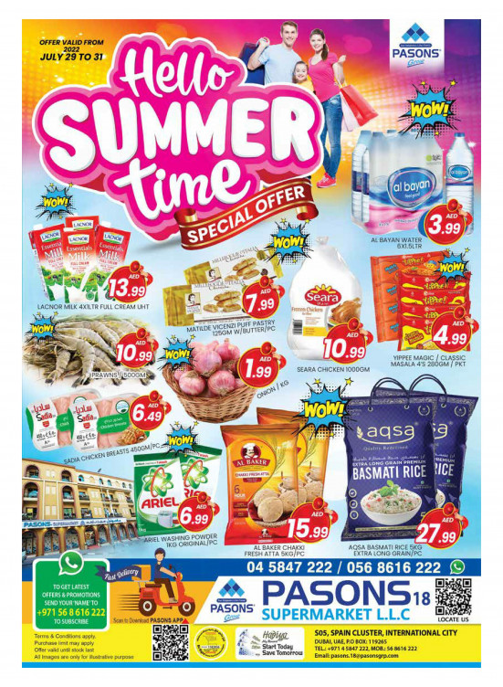 Weekend Deals - Pasons 18 Supermarket