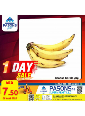 One Day Sale - Pasons 18 Supermarket