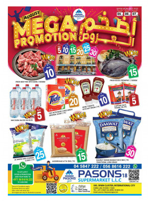 Weekend Deals - Pasons 18 Supermarket