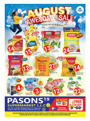 Weekend Deals - Pasons 19 Supermarket