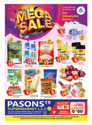 Weekend Deals - Pasons 19 Supermarket