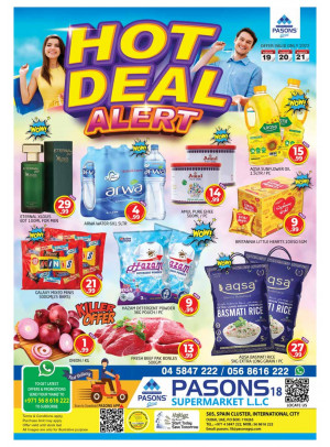 Hot Deal Alert - Pasons 18 Supermarket