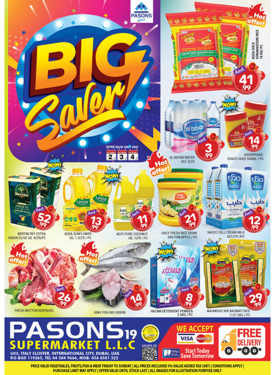 Weekend Deals - Pasons 19 Supermarket