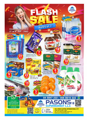 Weekend Deals - Pasons 18 Supermarket