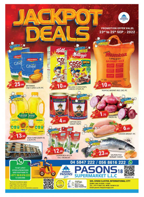 Weekend Deals - Pasons 18 Supermarket