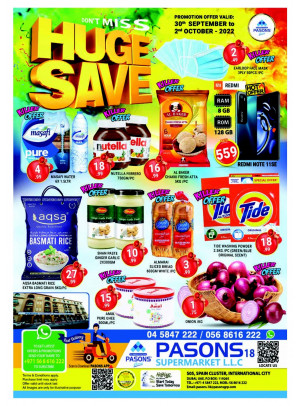 Weekend Deals - Pasons 18 Supermarket