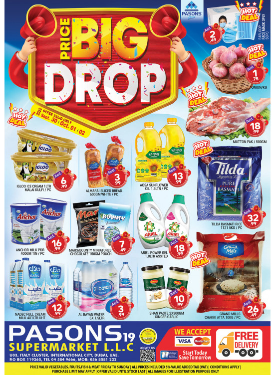 Weekend Deals - Pasons 19 Supermarket