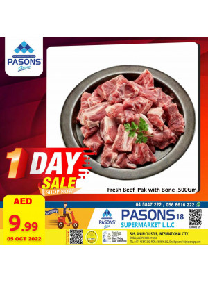 One Day Sale - Pasons 18 Supermarket