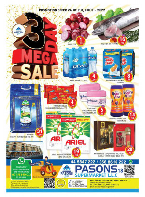Mega Sale - Pasons 18 Supermarket